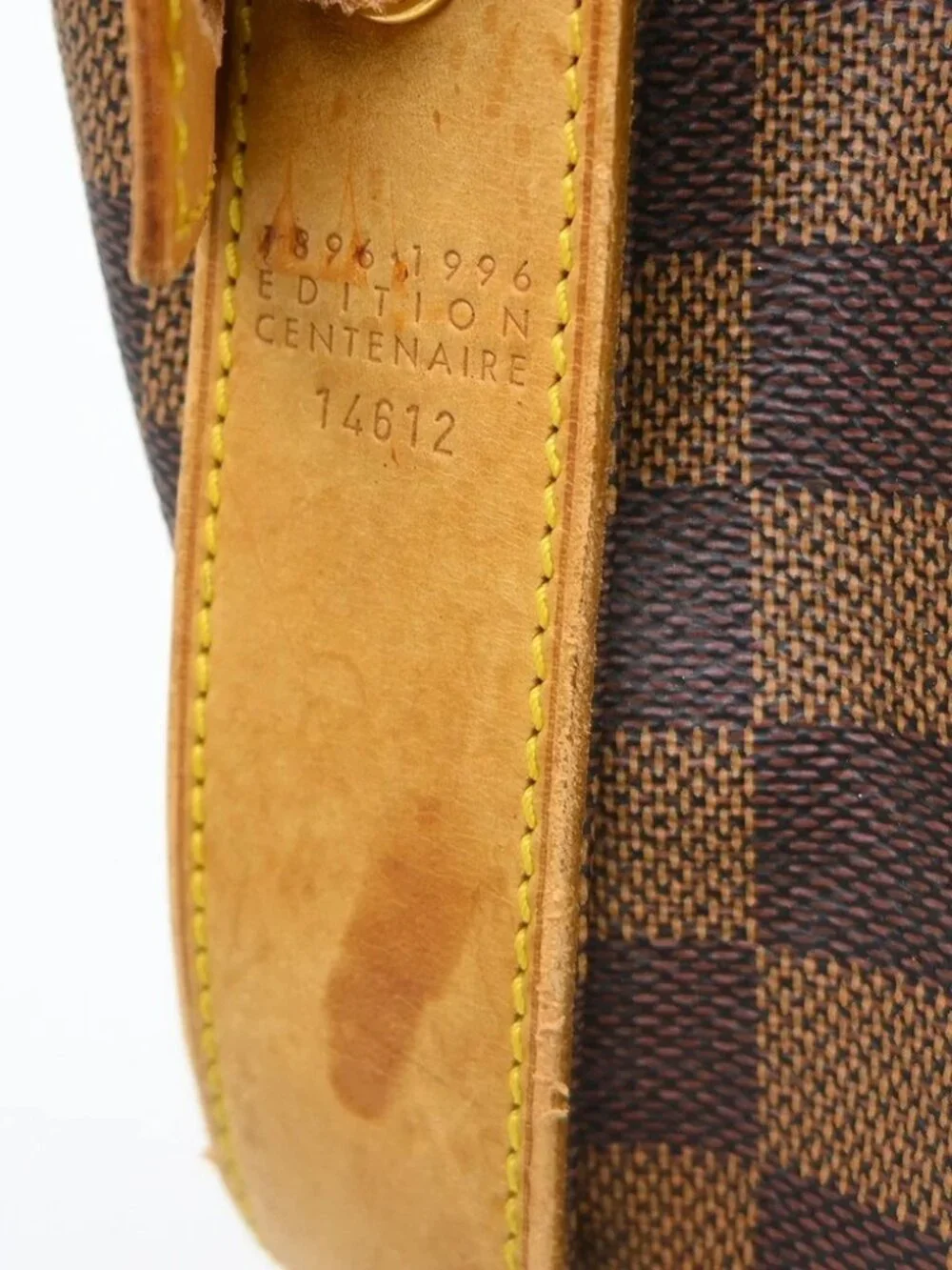 LOUIS VUITTON DAMIER COLOMBINE SHOULDER TOTE BAG